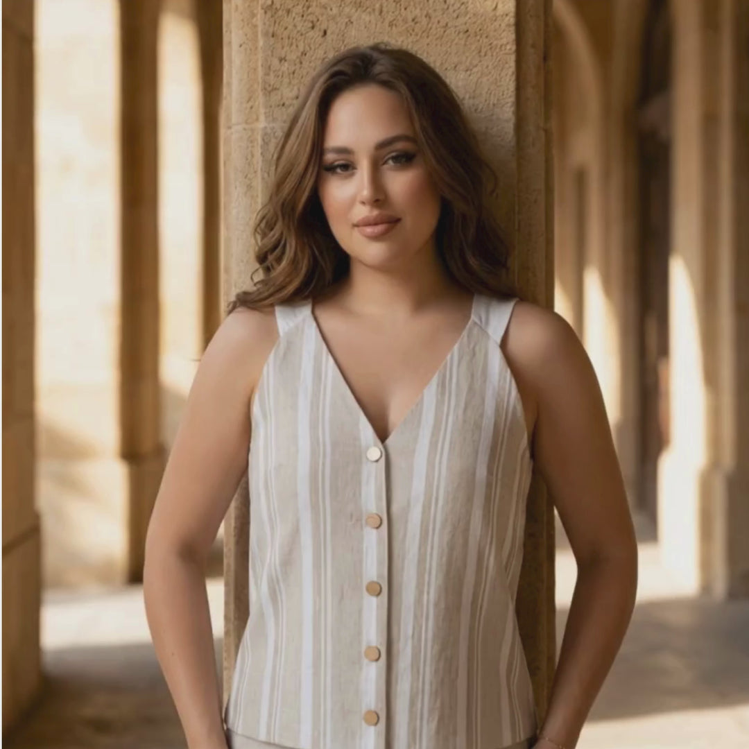 Top 02 porté – patron de couture PDF pour femme